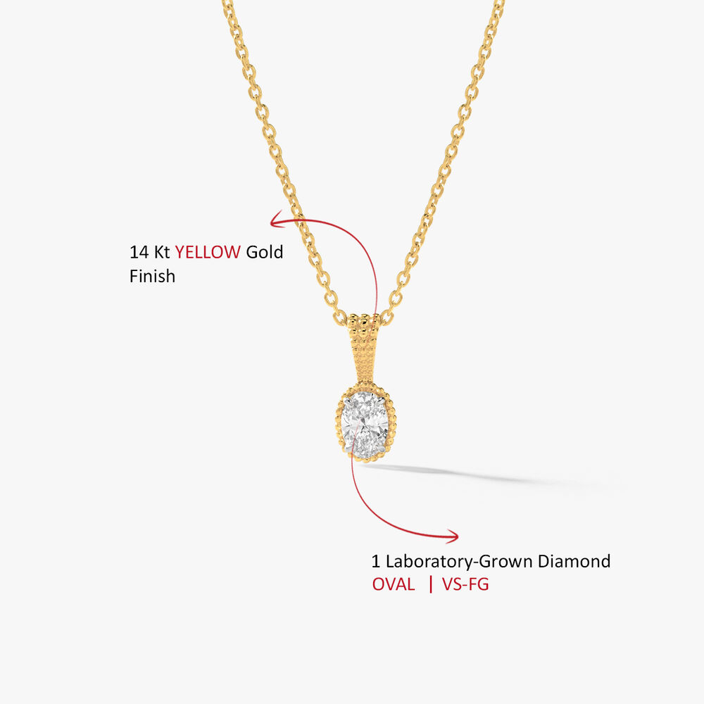 Oval Story Pendant With Chain,,hi-res image number null
