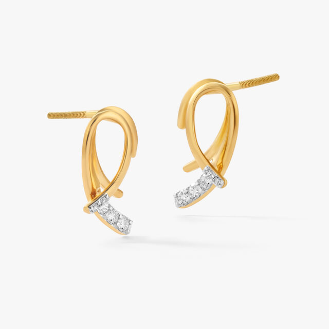 Curve Ball Stud Earrings,,hi-res image number null