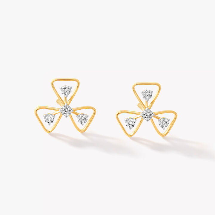 Trionna Ribbon Studs