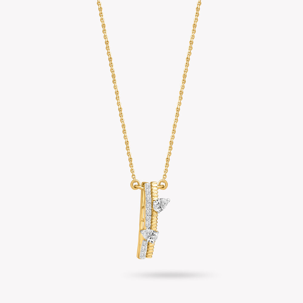 Split Statement Pendant With Chain,,hi-res image number null