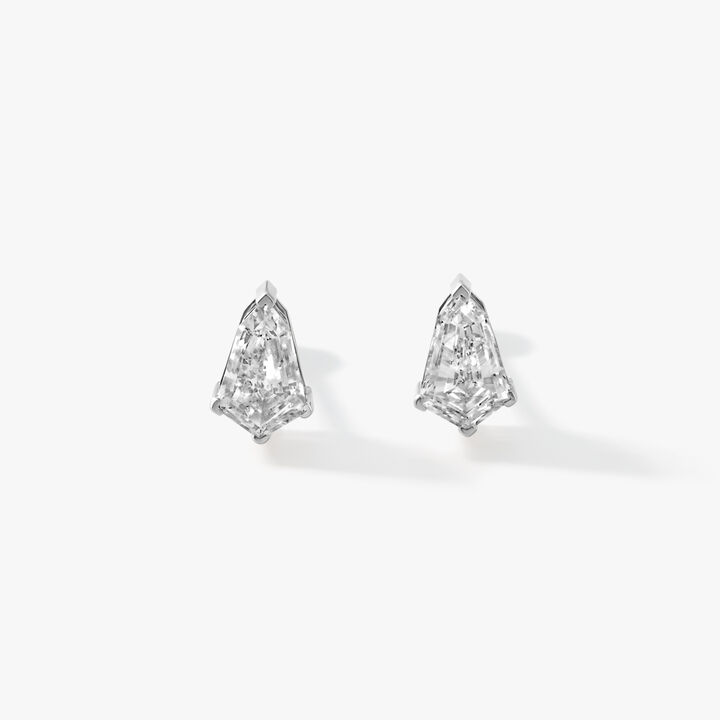 Catch This Shield Stud Earrings