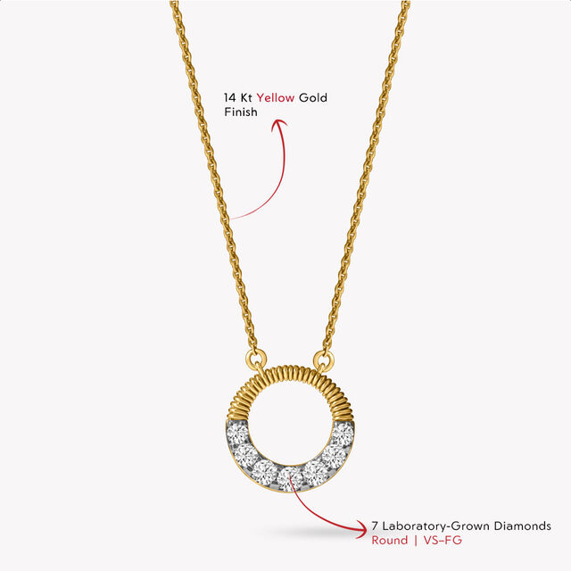 Divide And Shine Pendant With Chain,,hi-res image number null