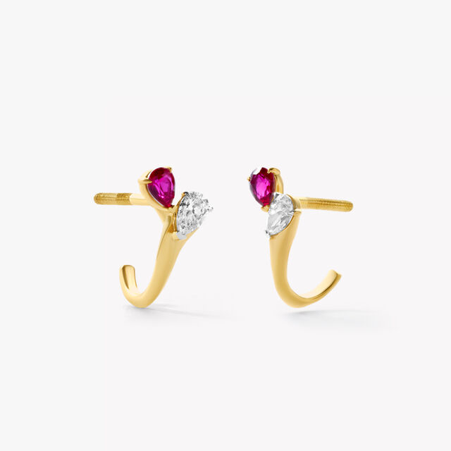 Pearfect Duo Earrings,,hi-res image number null