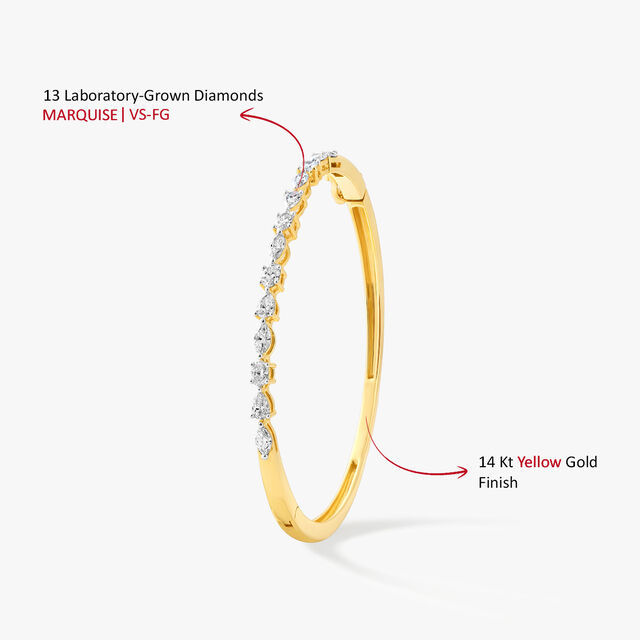 Unscripted Marquise Bangle,,hi-res image number null