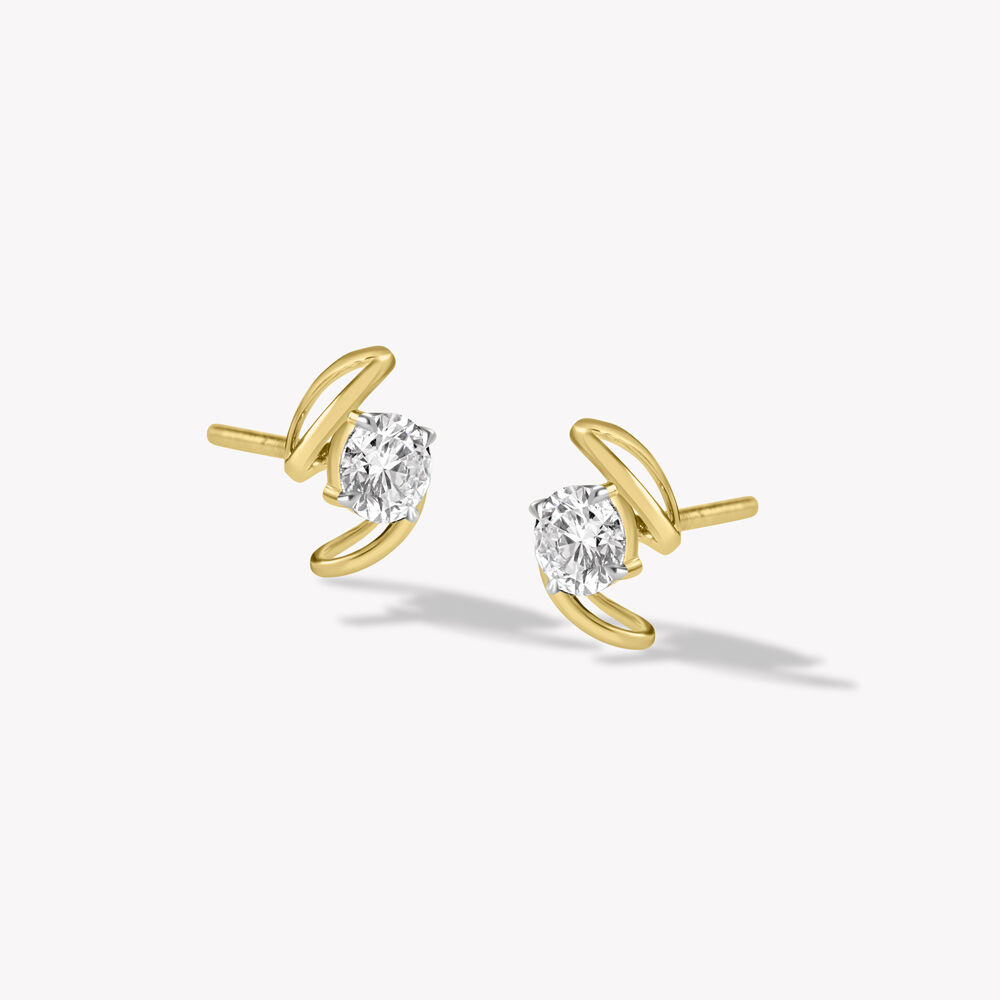 Caught In A Loop Stud Earrings,,hi-res image number null
