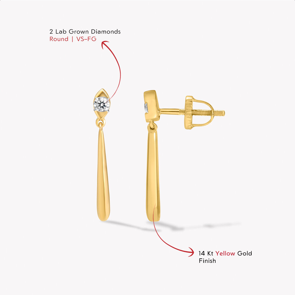 Vertical Drama Drop Earrings,,hi-res image number null