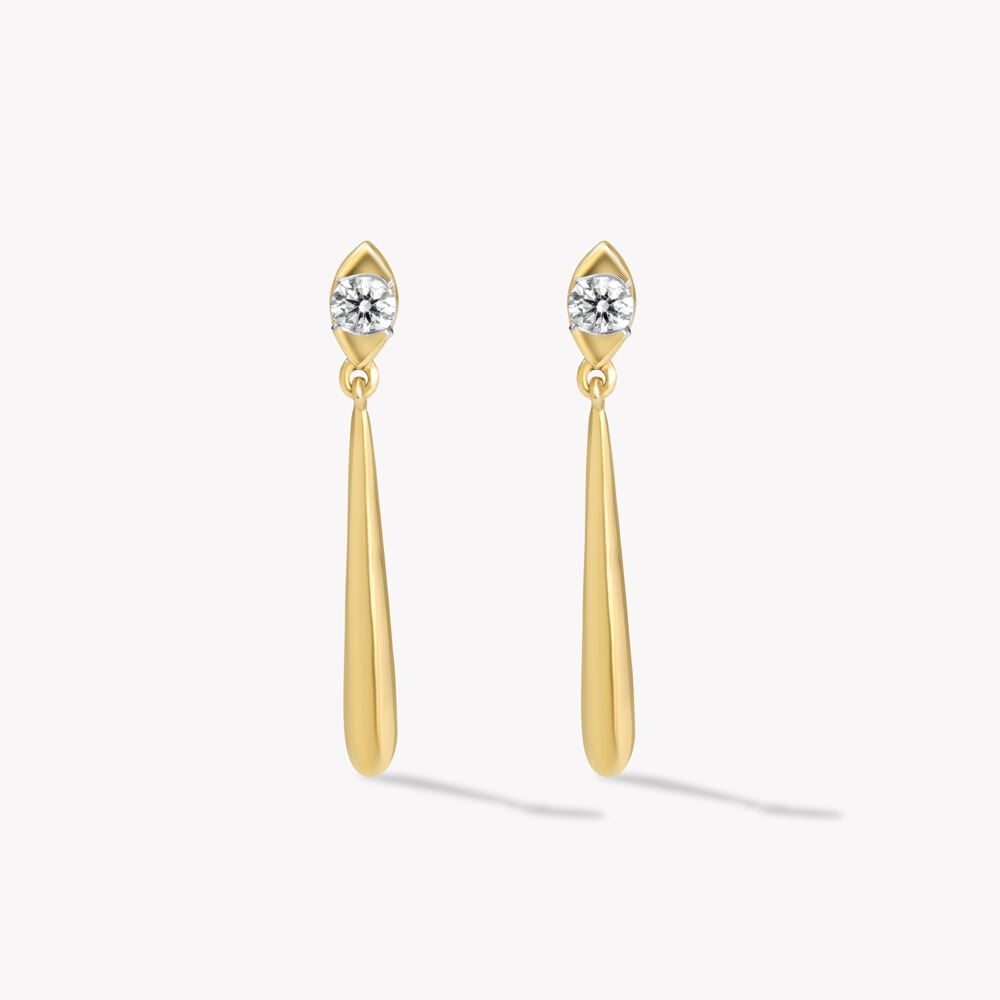 Vertical Drama Drop Earrings,,hi-res image number null