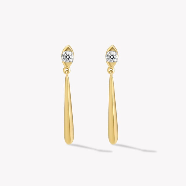 Vertical Drama Drop Earrings,,hi-res image number null