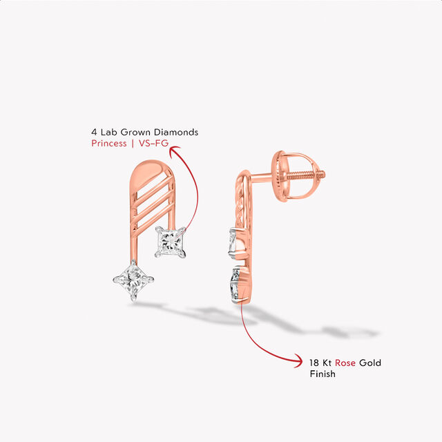 Out Of Line Stud Earrings,,hi-res image number null