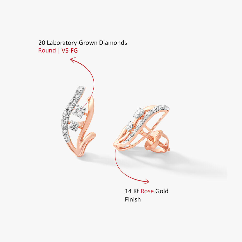 Wild Vine Stud Earrings,,hi-res image number null