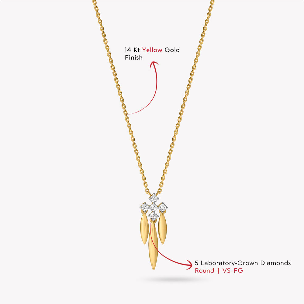 Petals With A Plan Pendant with Chain,,hi-res image number null