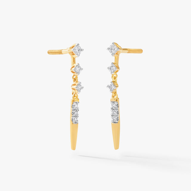 Point Made Drop Earrings,,hi-res image number null
