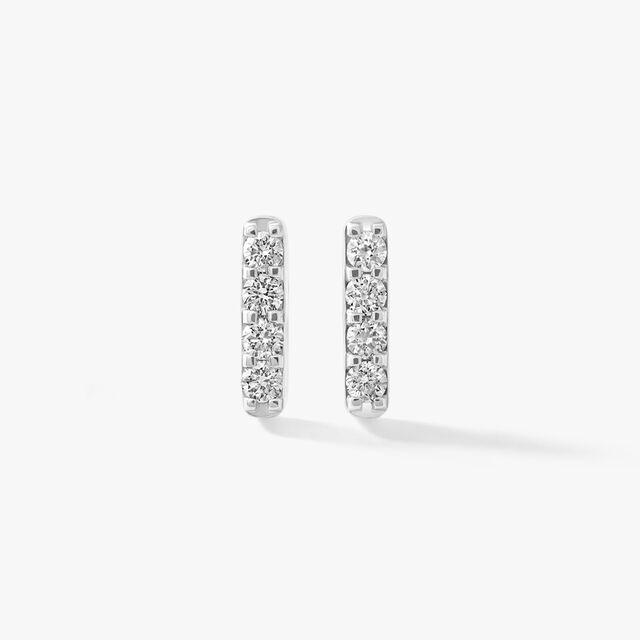 Straight Face Stud Earrings,,hi-res image number null