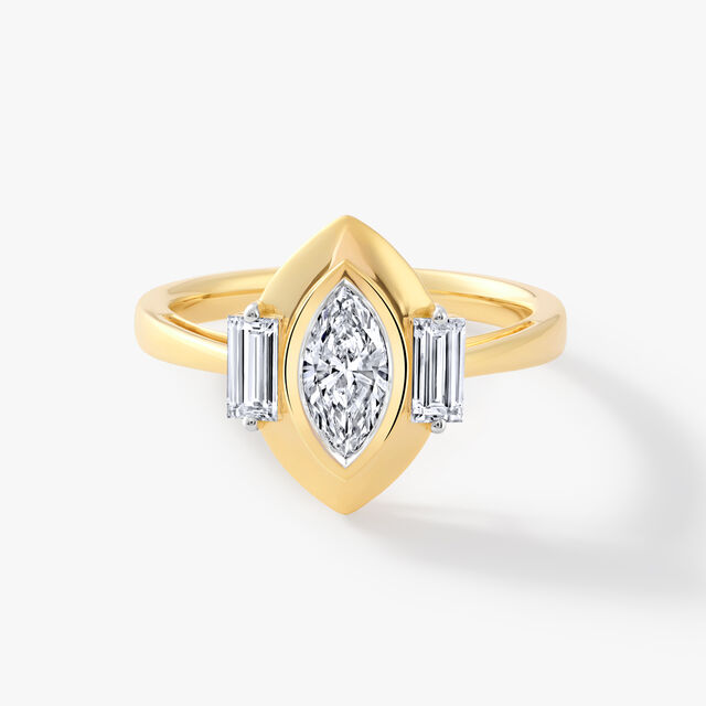 Regal Marquise Baguette Ring,,hi-res image number null