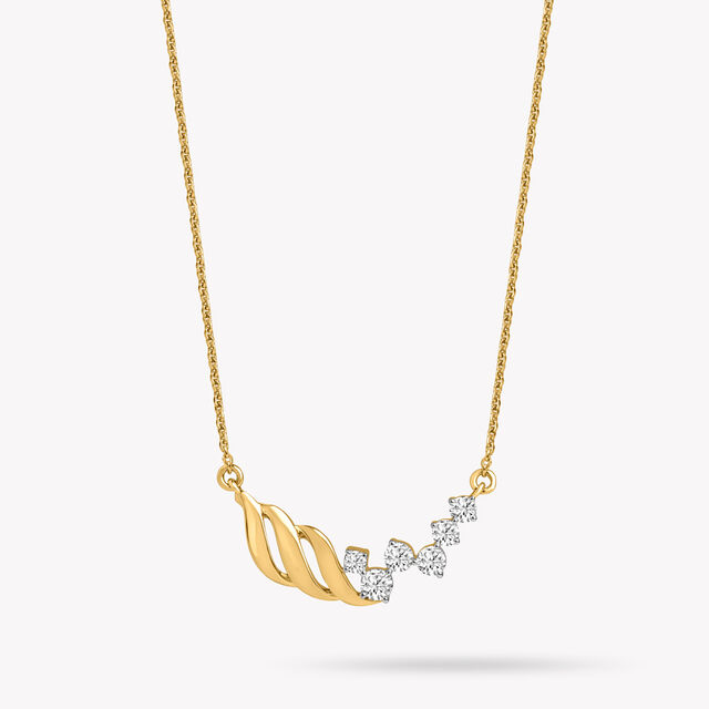 Curve Obsession Pendant With Chain,,hi-res image number null