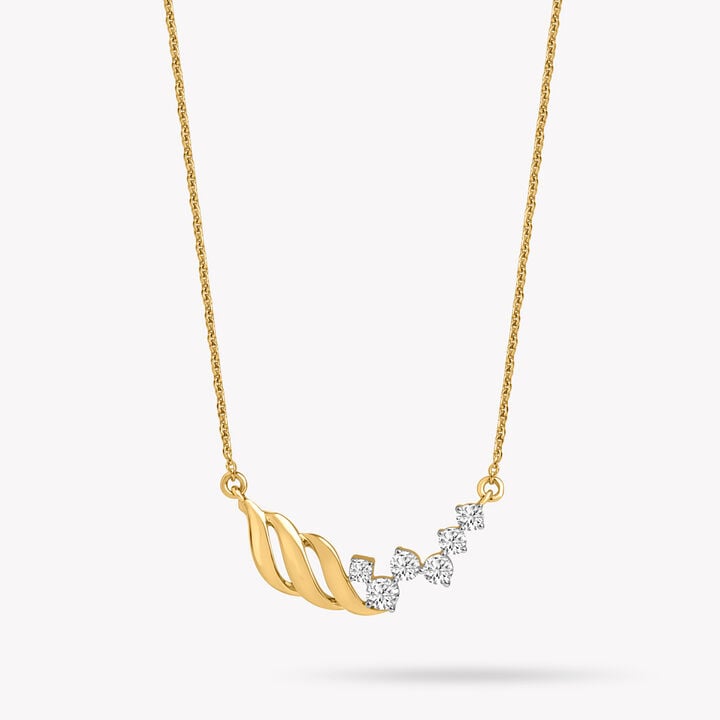 Curve Obsession Pendant With Chain