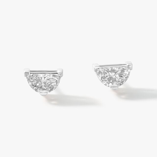 Half Moon On Purpose Stud Earrings,,hi-res image number null