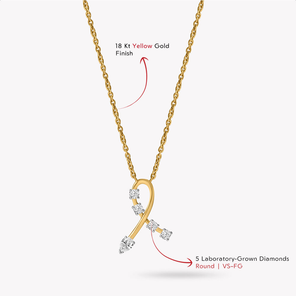 The Last Stroke Pendant With Chain,,hi-res image number null