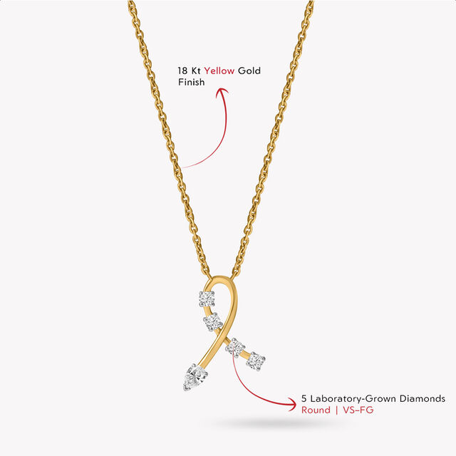 The Last Stroke Pendant With Chain,,hi-res image number null