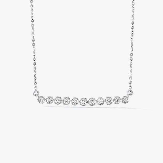 Straight Talk Bar Pendant with Chain,,hi-res image number null