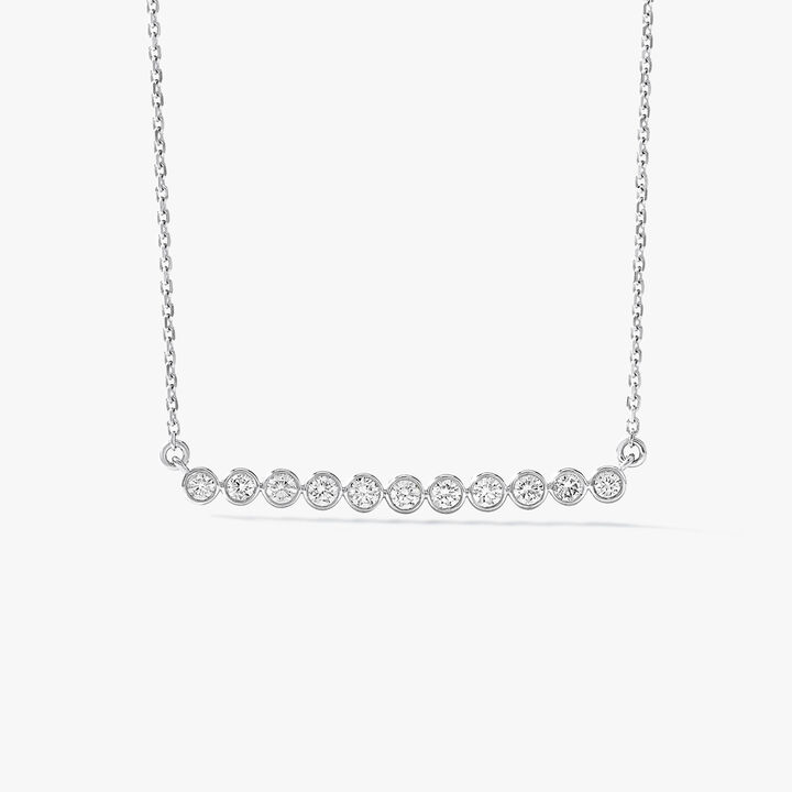 Straight Talk Bar Pendant with Chain