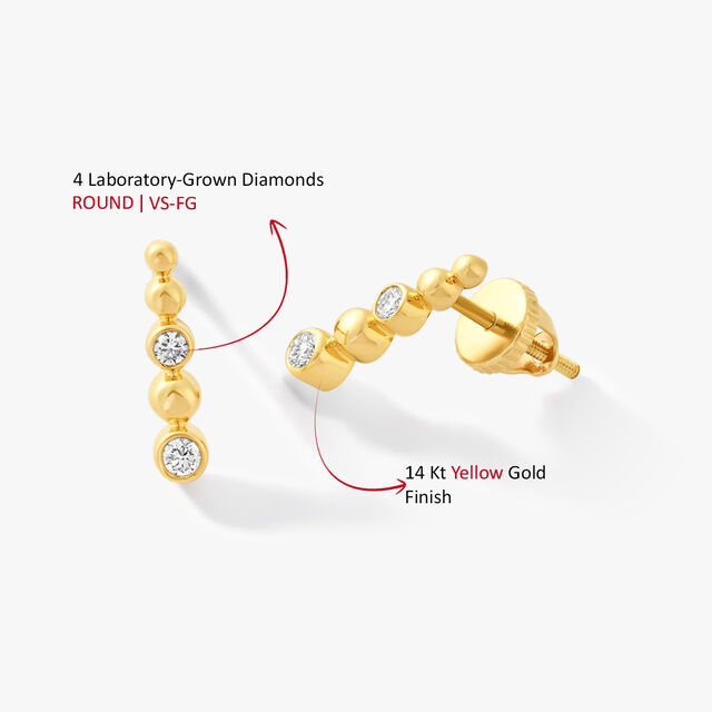 Elista Beadline Studs,,hi-res image number null