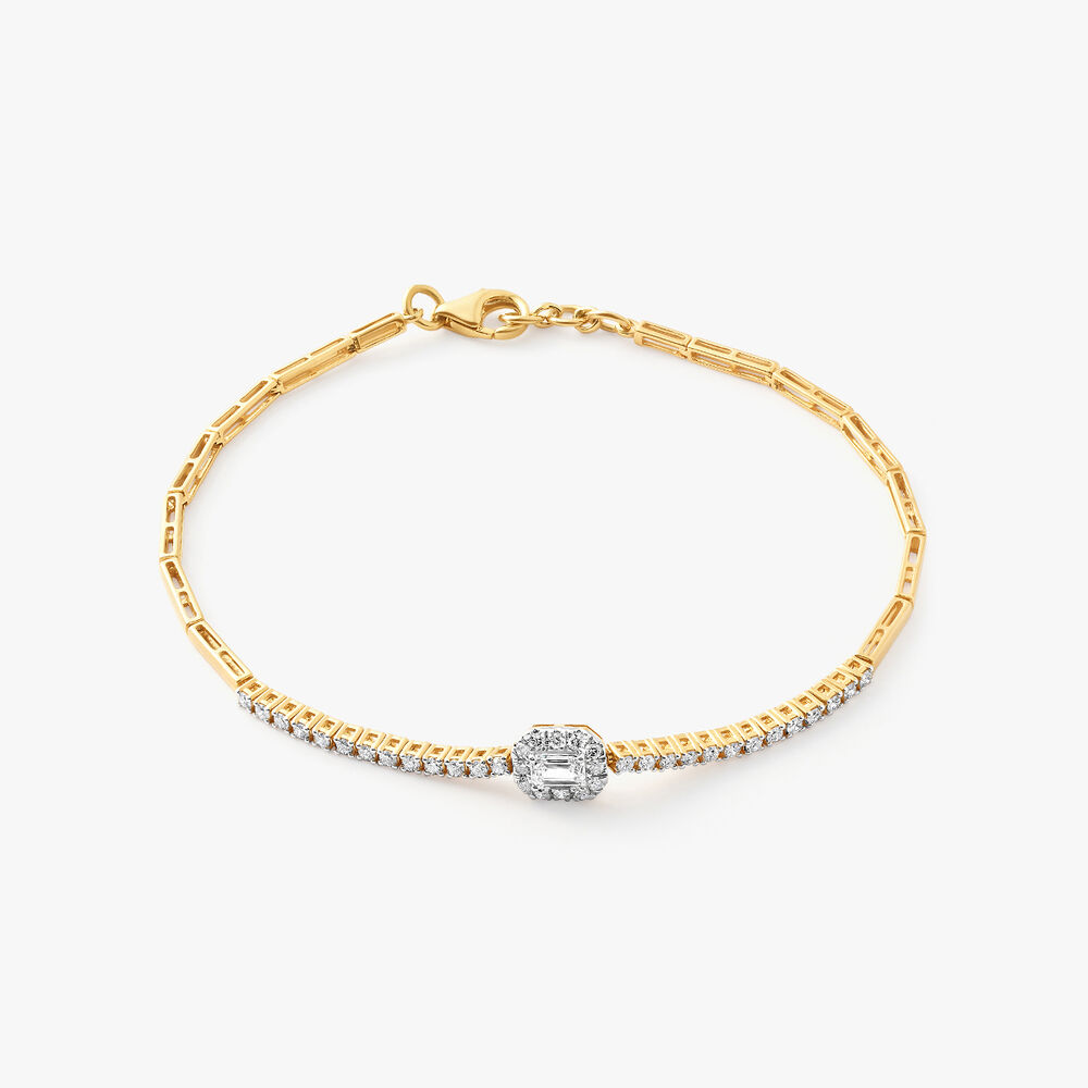 Emeraldia Halo Line Bracelet,,hi-res image number null