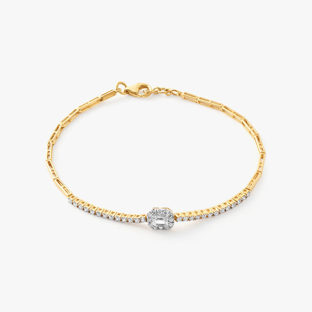 Emeraldia Halo Line Bracelet,,hi-res image number null