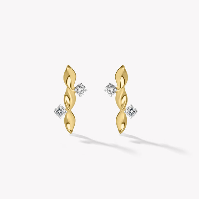 Twist Beat Stud Earrings,,hi-res image number null