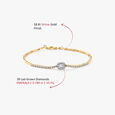 Emeraldia Halo Line Bracelet,,hi-res image number null