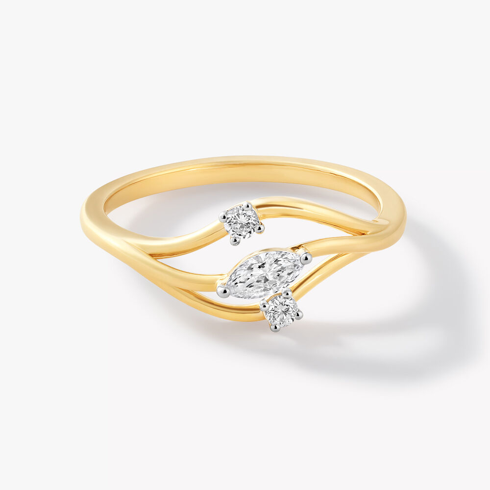 Trio Wave Ring,,hi-res image number null