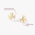Trionna Ribbon Studs,,hi-res image number null