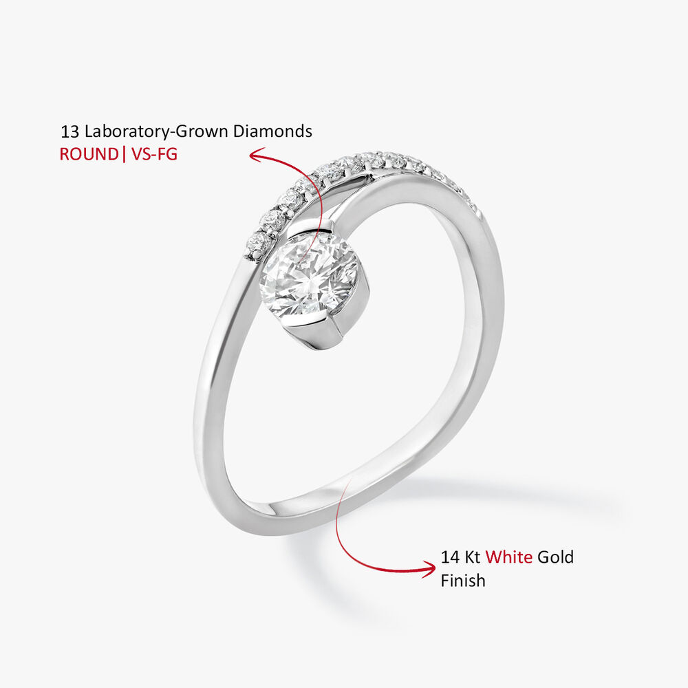 Celissar Arc Solitaire Ring,,hi-res image number null