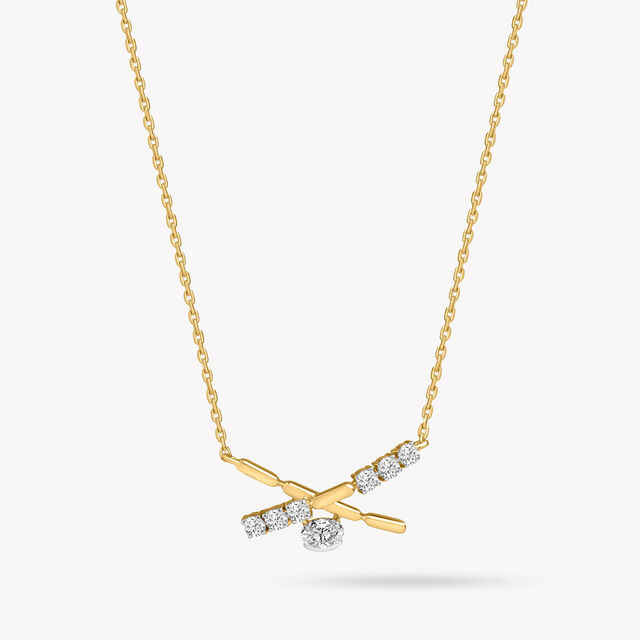 Cross My Lines Pendant With Chain,,hi-res image number null