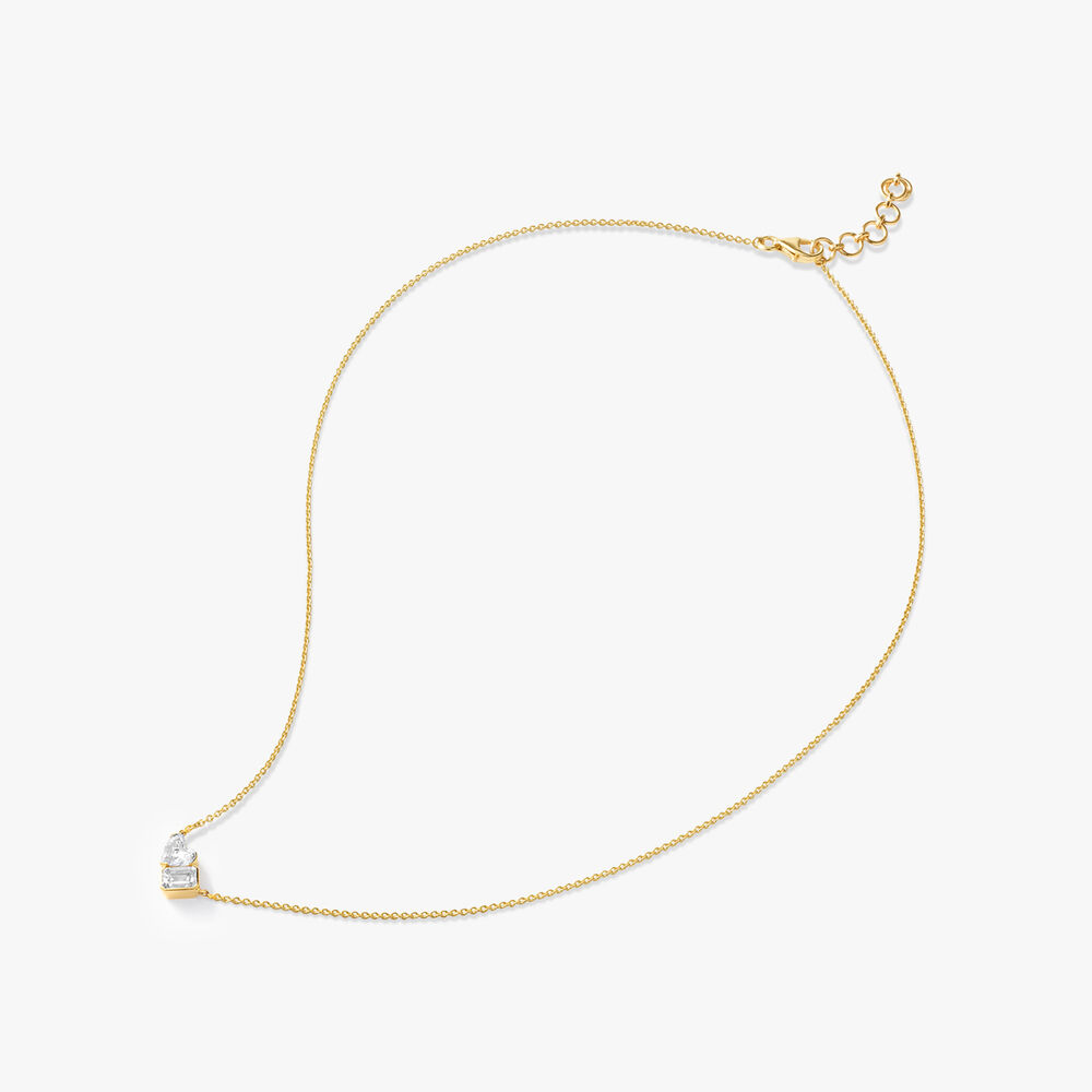 Heart Meets Emerald Pendant with Chain,,hi-res image number null