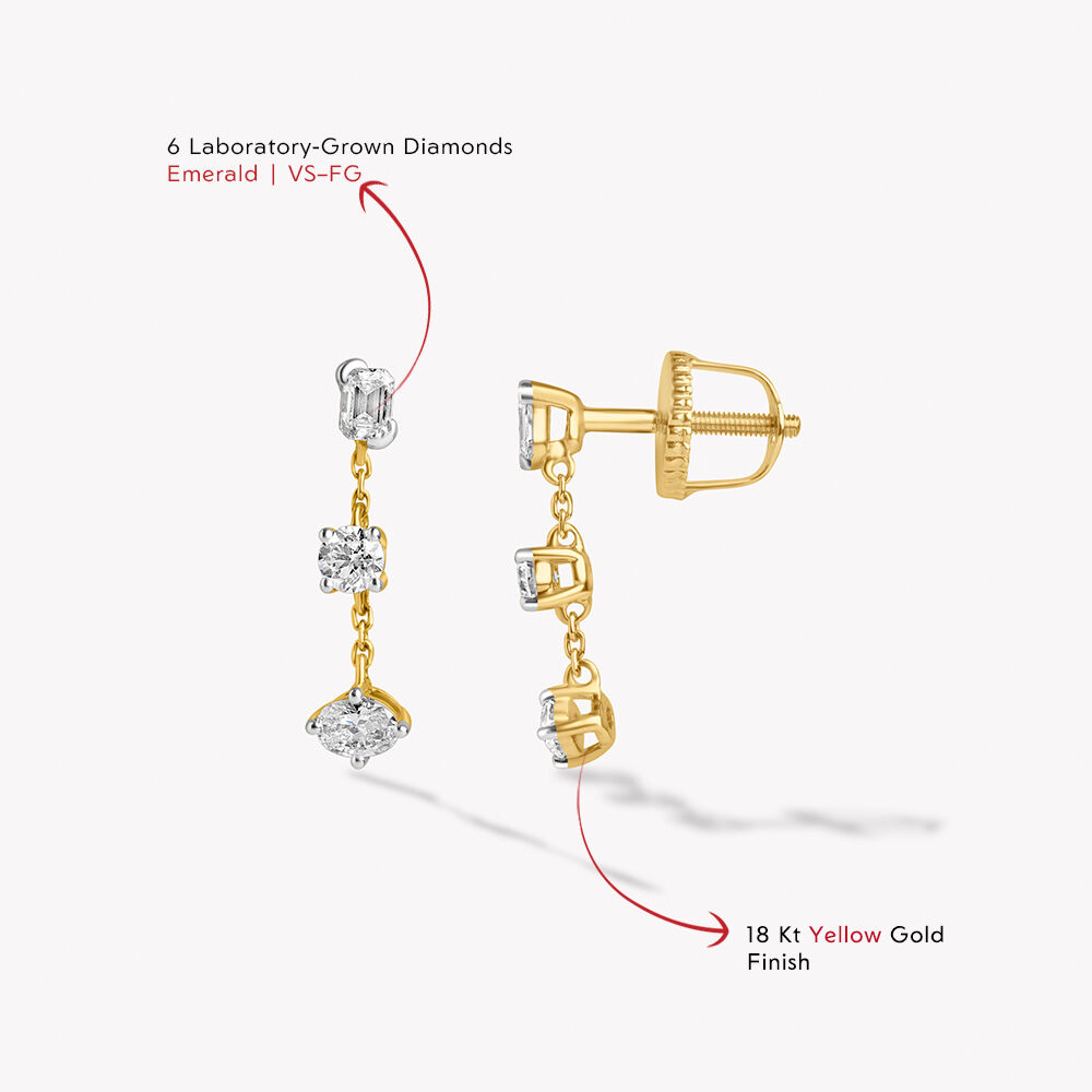 Step By Step Drop Earrings,,hi-res image number null
