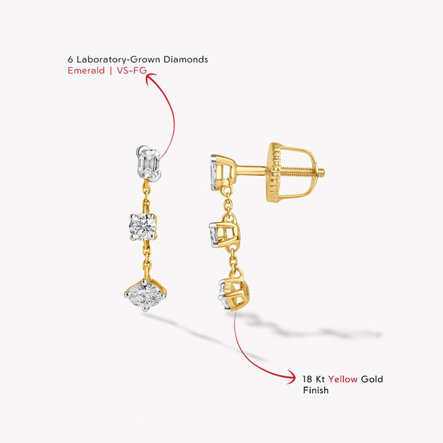 Step By Step Drop Earrings,,hi-res image number null