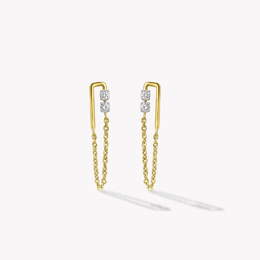 Chain Reaction Drop Earrings,,hi-res image number null