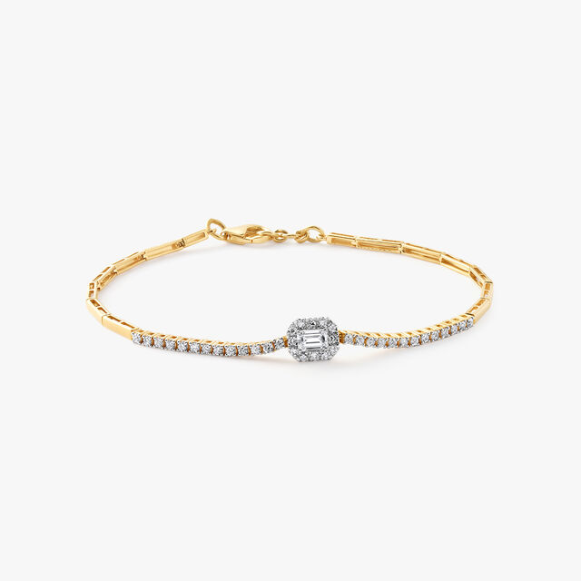 Emeraldia Halo Line Bracelet,,hi-res image number null