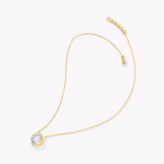 Glow Vs Gold Pendant With Chain,,hi-res image number null
