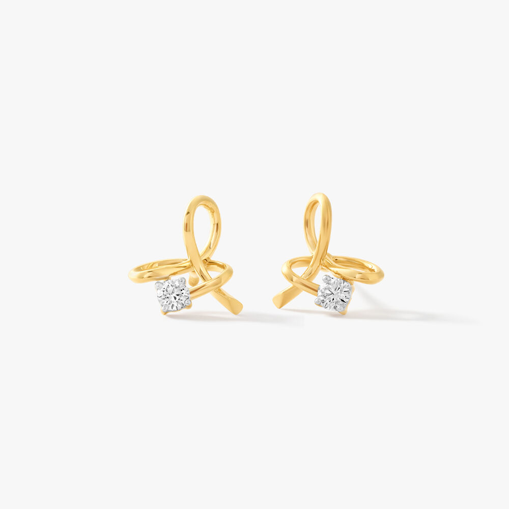 Whimsical Twist Stud Earrings,,hi-res image number null
