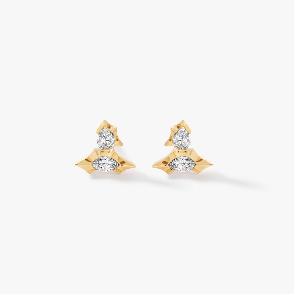 Punk Duo Stud Earrings,,hi-res image number null