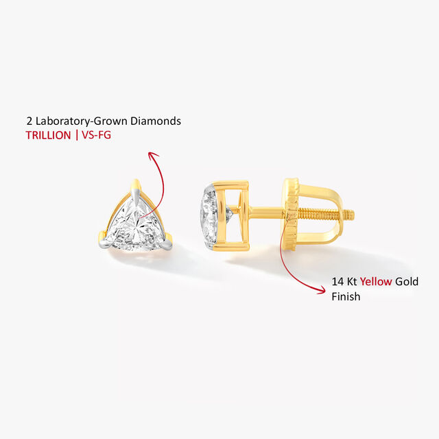 Cut To Shape Stud Earrings,,hi-res image number null