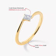 Emerique Sleek Solitaire Ring,,hi-res image number null