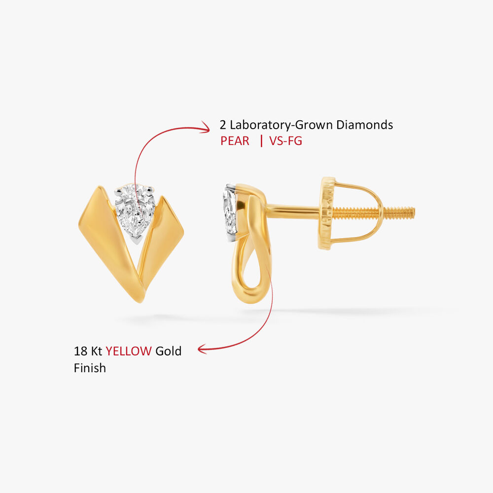 Untamed Shape Stud Earrings,,hi-res image number null