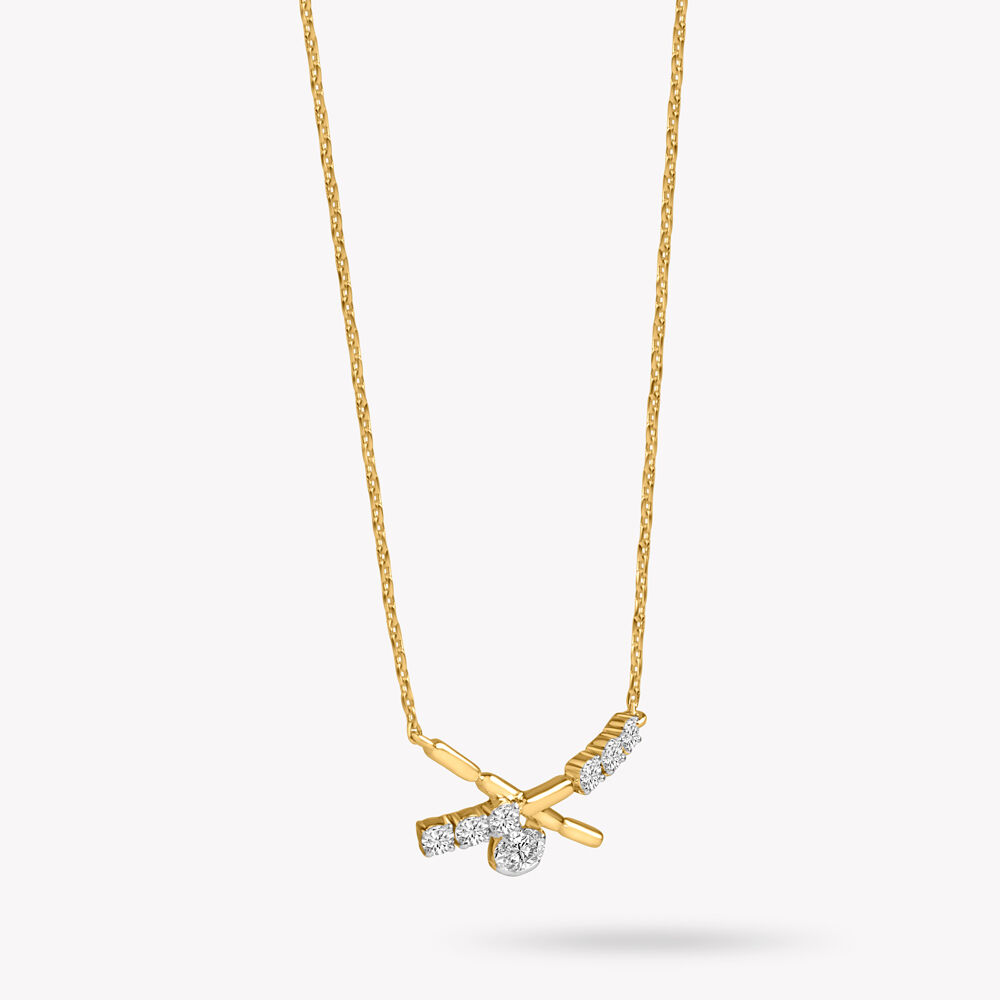 Cross My Lines Pendant With Chain,,hi-res image number null