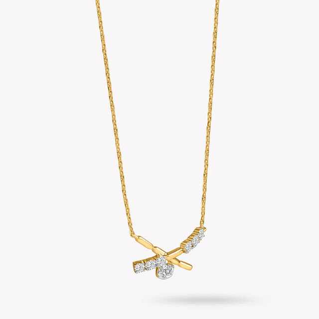 Cross My Lines Pendant With Chain,,hi-res image number null