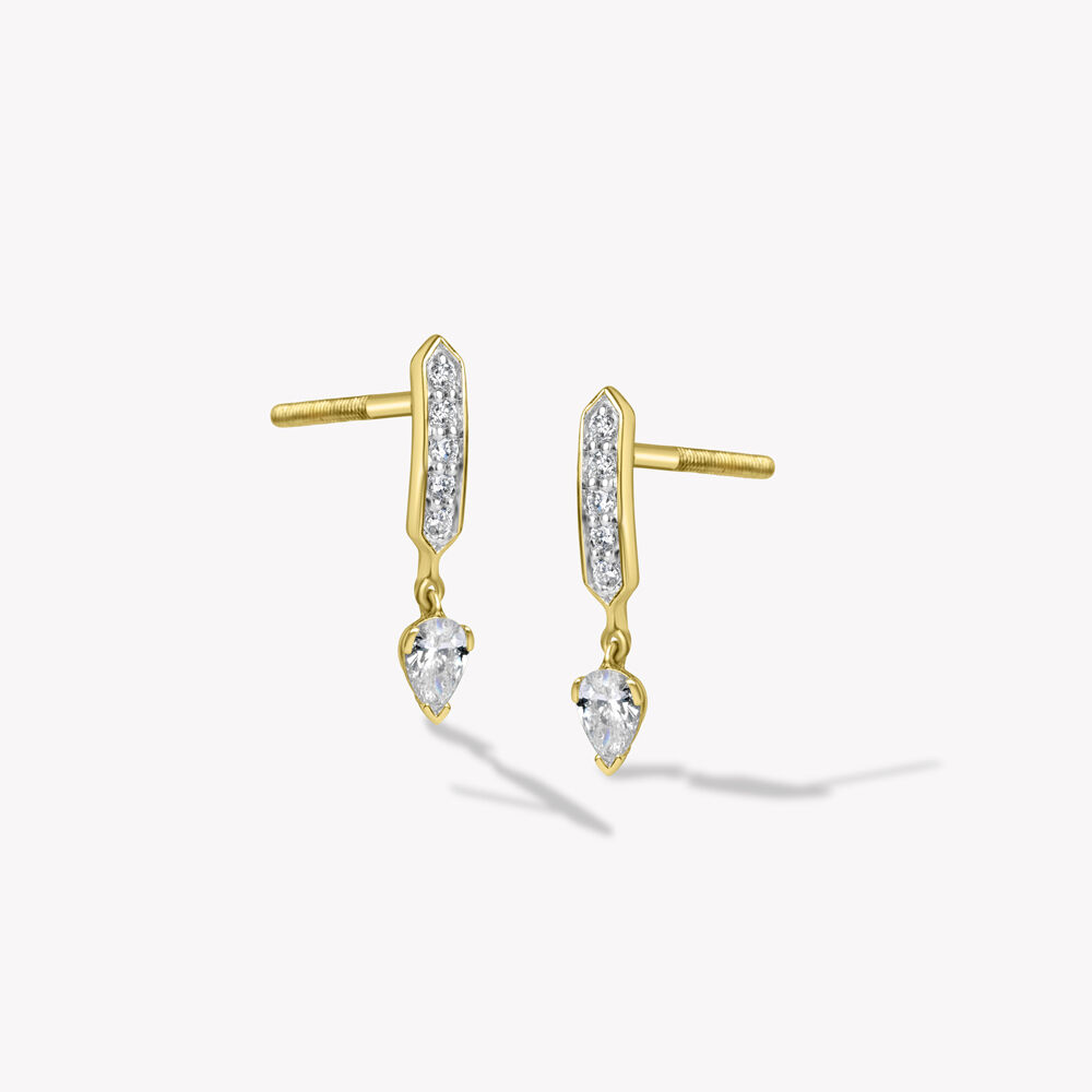 Line To Light Drop Earrings,,hi-res image number null