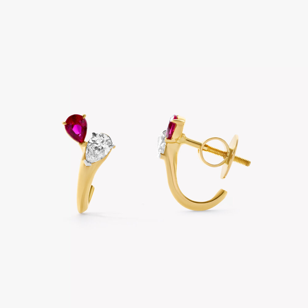 Pearfect Duo Earrings,,hi-res image number null