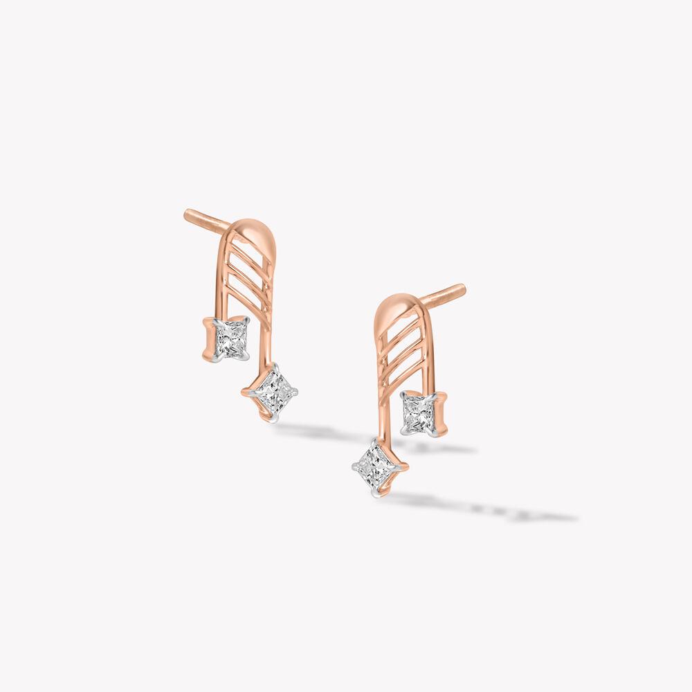 Out Of Line Stud Earrings,,hi-res image number null